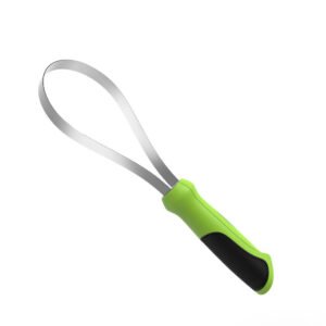 Double sided hair removal scraper